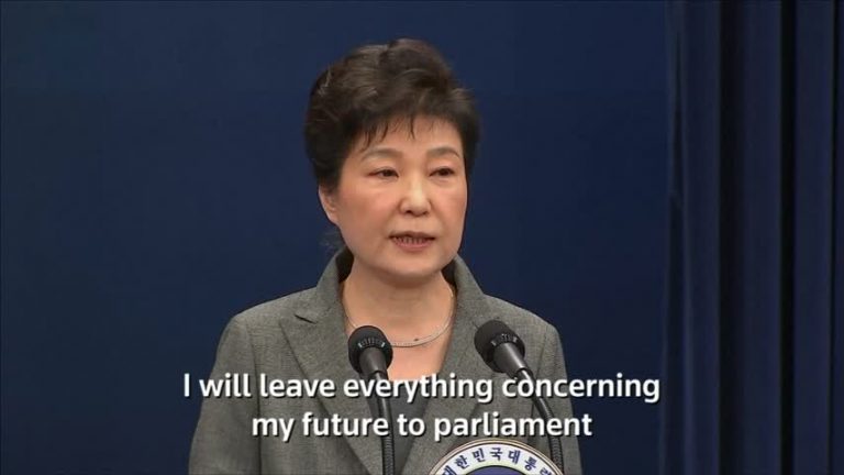 韓國在野黨彈劾朴槿惠 下週五表決