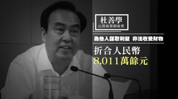 “晋虎”杜善学判无期 陈川平六年半