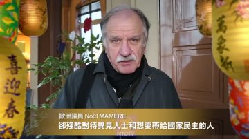 “不放弃就会赢”欧洲议员 Noël MAMERE送祝福