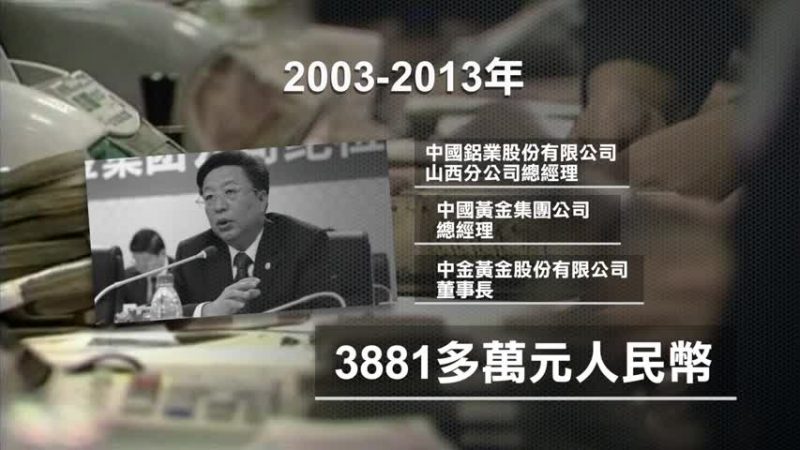 中国铝业公司原总经理孙兆学判16年