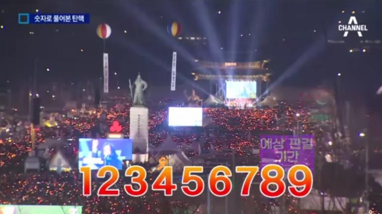 天意？彈劾朴槿惠出現123456789神秘數字