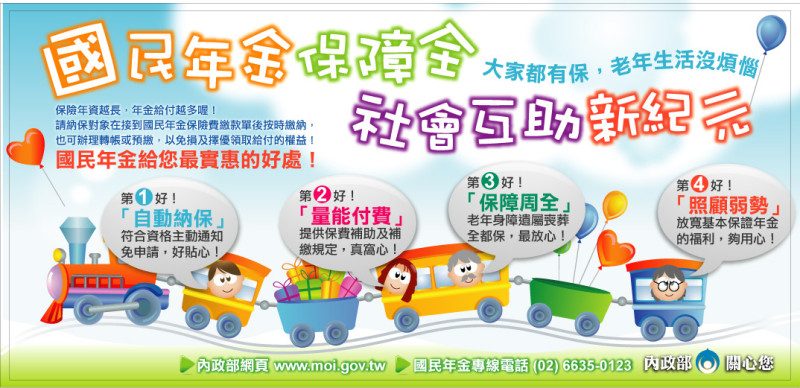 国民年金将涨0.5% 106年每人每月多缴54元