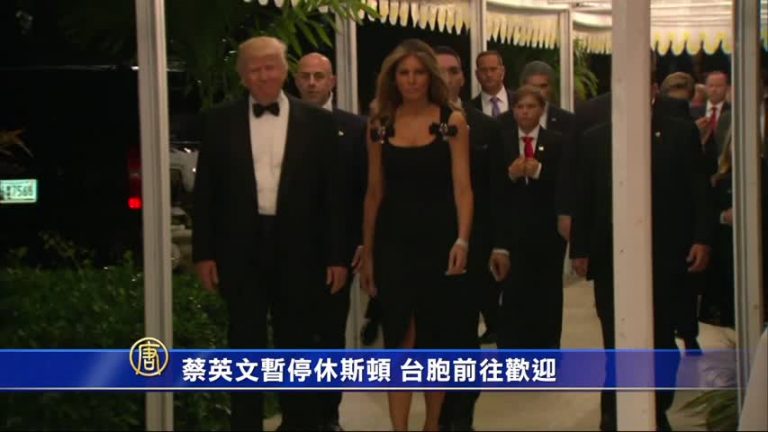 蔡英文暫停休斯頓 台胞前往歡迎