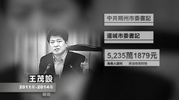 山西運城前書記王茂設判15年