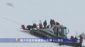 意大利直昇机撞雪山失事 6人丧生