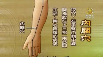 心律不整別「亂補」心悸可按「內關穴」緩解(視頻)