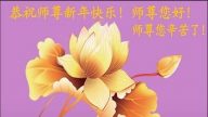 大陸30省市法輪功學員齊向李洪志大師拜年！