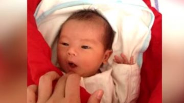 黃曉明Baby兒子照片曝光 小海綿十分的呆萌可愛 似小天使