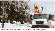 遭受冰暴襲擊 加拿大新省近6萬人失去電力