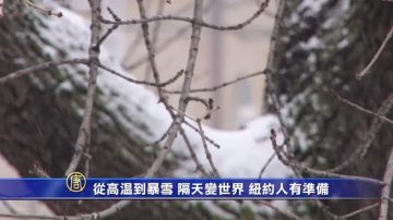 紐約今日高溫創紀錄 明天卻面臨暴風雪