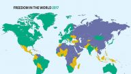 世界自由度報告出爐 台灣躍升至最自由 香港大陸倒退