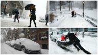 强冬季风暴来袭 美东北降雪超1英尺