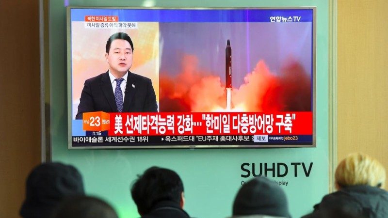 朝鲜射飞弹挑衅 美早预料中 韩加大制裁