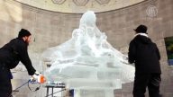 紐約舉辦冰雕節 愛麗絲漫遊中央公園