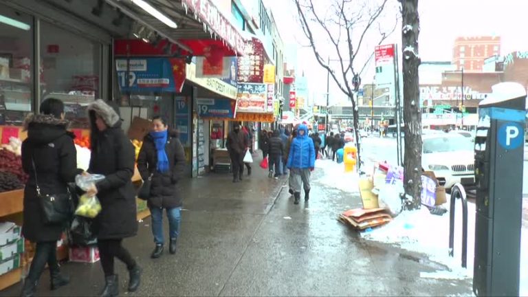風暴襲紐約 法拉盛商家地鐵均受影響