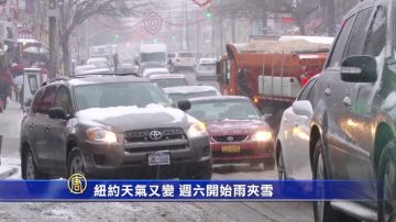 紐約天氣又變 週六開始雨夾雪