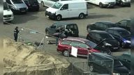 高速驾车闯市场 比利时警方拦下