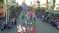巴黎迪斯尼盛大游行 庆祝25岁生日