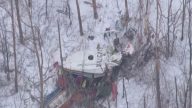 日防灾直升机冬训坠落山区 机上9人全数罹难