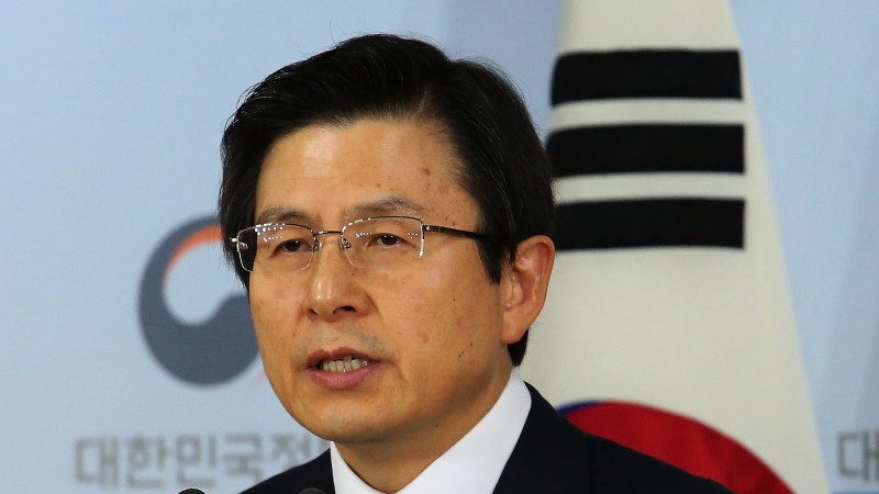 韓國5月9日舉行總統選舉 代總統宣佈棄選