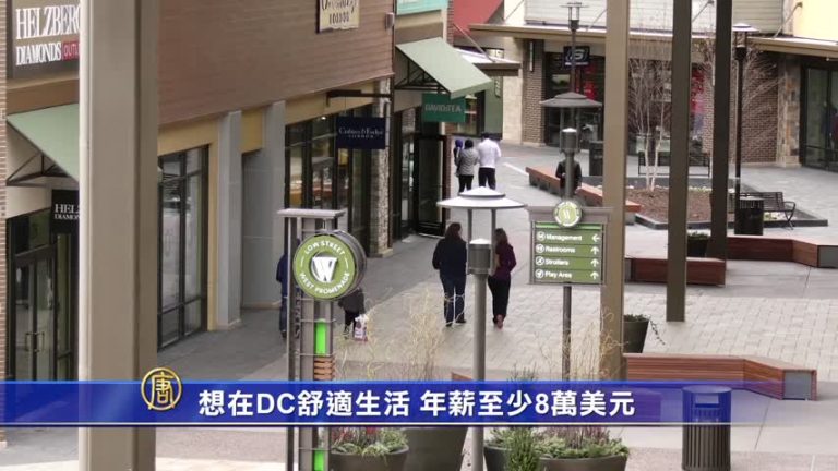 想在DC舒適生活？ 年薪至少8萬美元