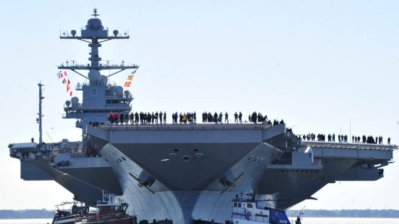 史上最強核動力航母  本月撥交美國海軍
