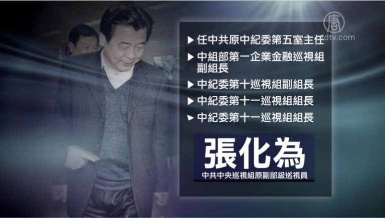 中共副部級巡視員張化為被查