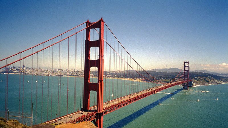 金门大桥成“自杀热点” 旧金山用2.13亿建防护网