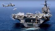 美日舰艇西太平洋联合演训 朝鲜扬言击沉航母