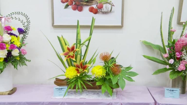 西洋插花藝術展 讓人靜思見美感