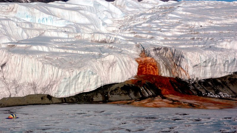 百年之谜 南极“血瀑布”成因终于解开了