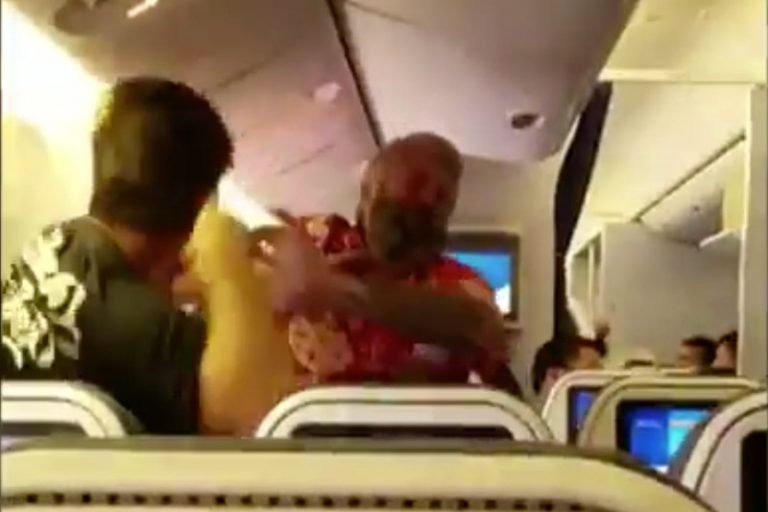 乘客用拳頭說話 全日空航班上演全武行(視頻)
