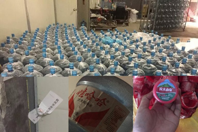 浙江桶裝水疑直接罐裝未經檢驗 涉嫌制假售假