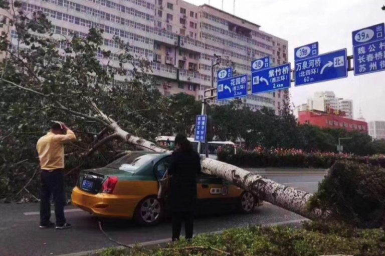 北京颳9級狂風有多大？這組照片告訴您
