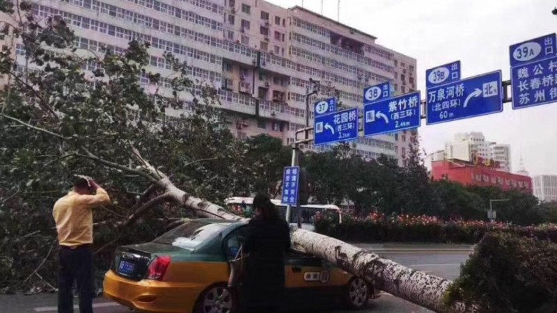 北京颳9級狂風有多大？這組照片告訴您