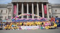 英國法輪功學員遊行 慶大法洪傳25年