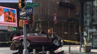 时代广场汽车撞人 受伤者：司机蓄意而为