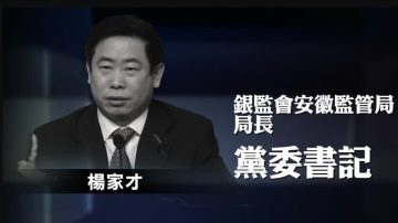 銀監會中共黨委委員楊家才落馬