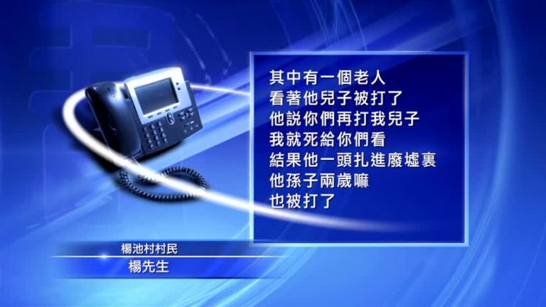安徽數百警察暴力強拆 兩歲童照打