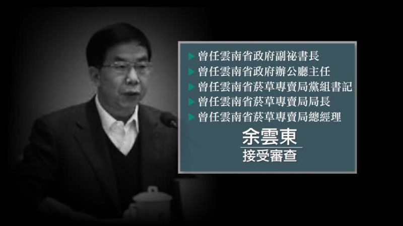 云南烟草专卖局原局长余云东被审查