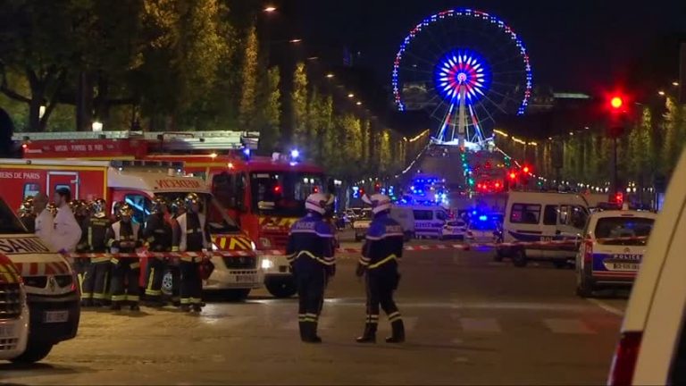 巴黎香榭麗舍衝撞警車案  警方展開反恐調查