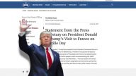 川普接受馬克龍邀請 下月出席法國國慶
