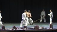 世界跆拳道錦標賽 朝鮮團表演猶如戰鬥