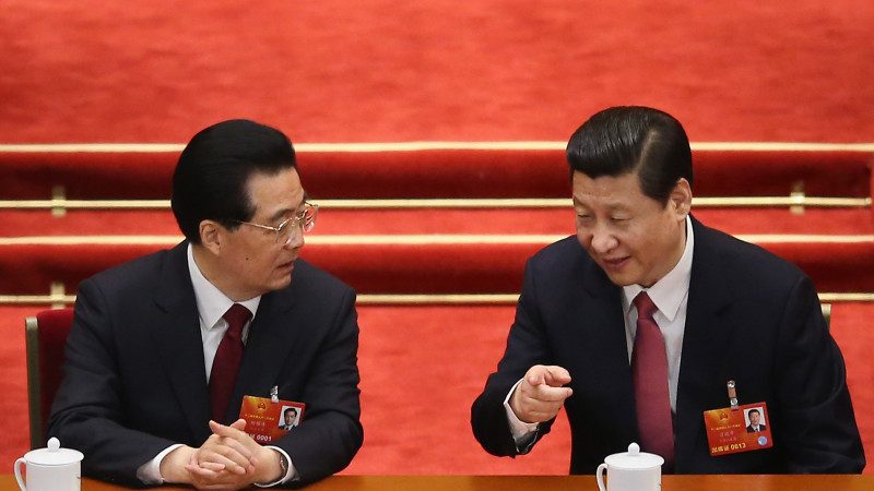 胡锦涛重手出击 书面提议党章删除“三个代表”
