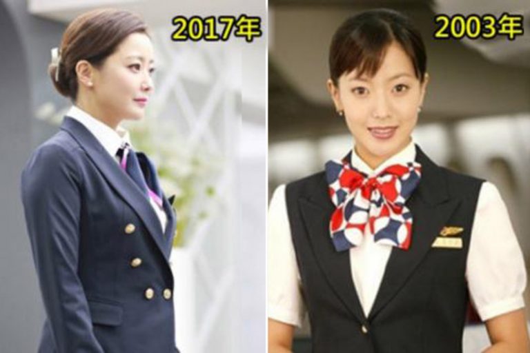 時隔14年 金喜善再扮空姐 網友驚: 39歲的她竟更年輕