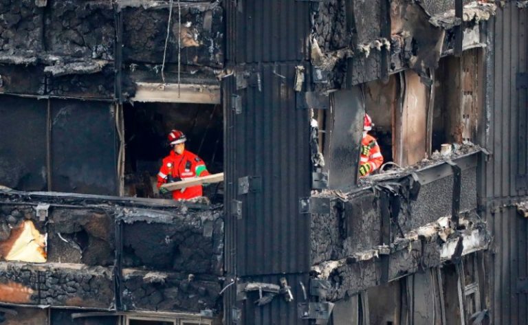 倫敦公寓大火 慘烈內景曝光 死亡數恐破58