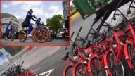 大陸首家共享單車倒閉  9成車失蹤