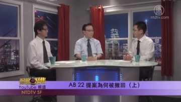 【灣區聚焦】AB22提案為何被撤回（上）