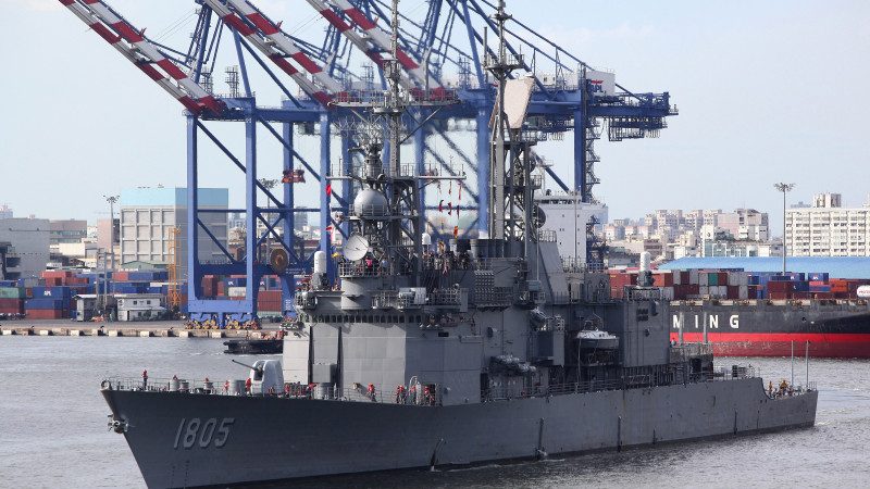 美兩黨表決通過 支持軍艦停靠台灣港口