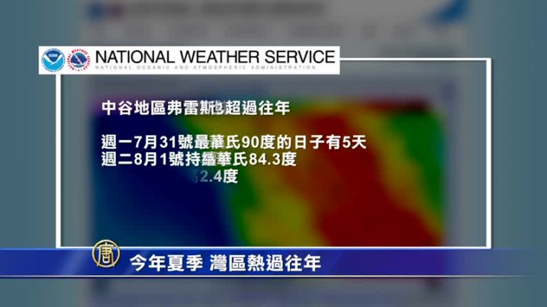 7月28日 灣區簡訊